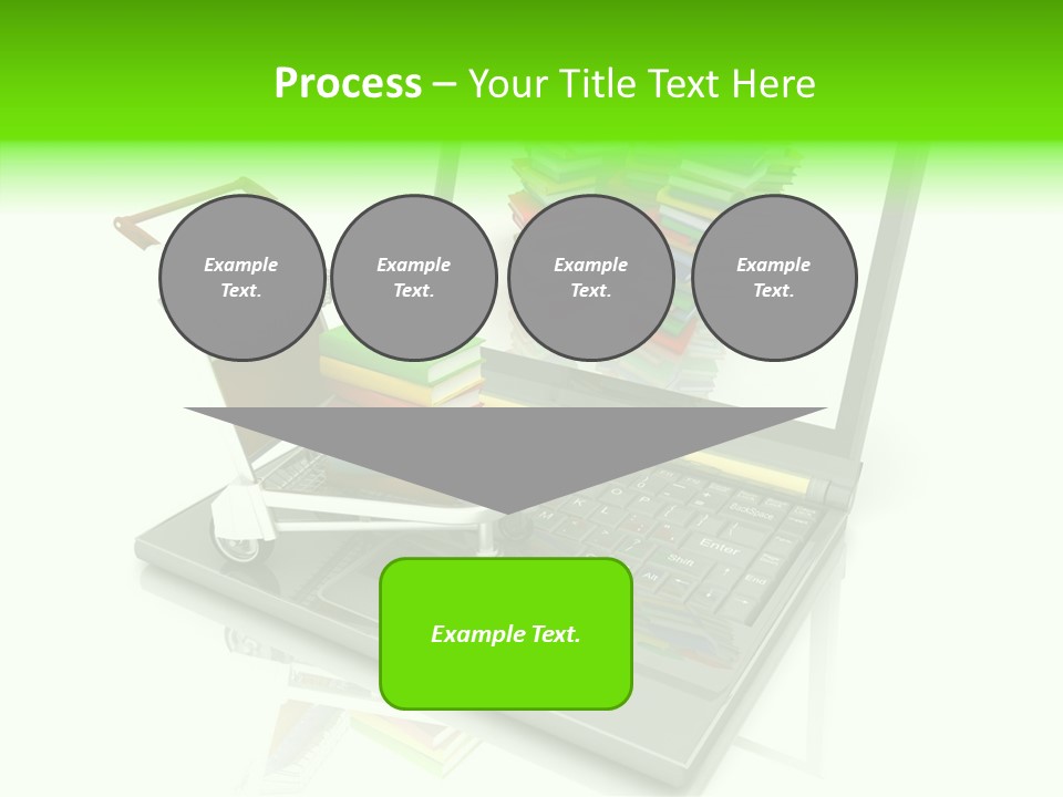 White Background Holding Hands Elder PowerPoint Template