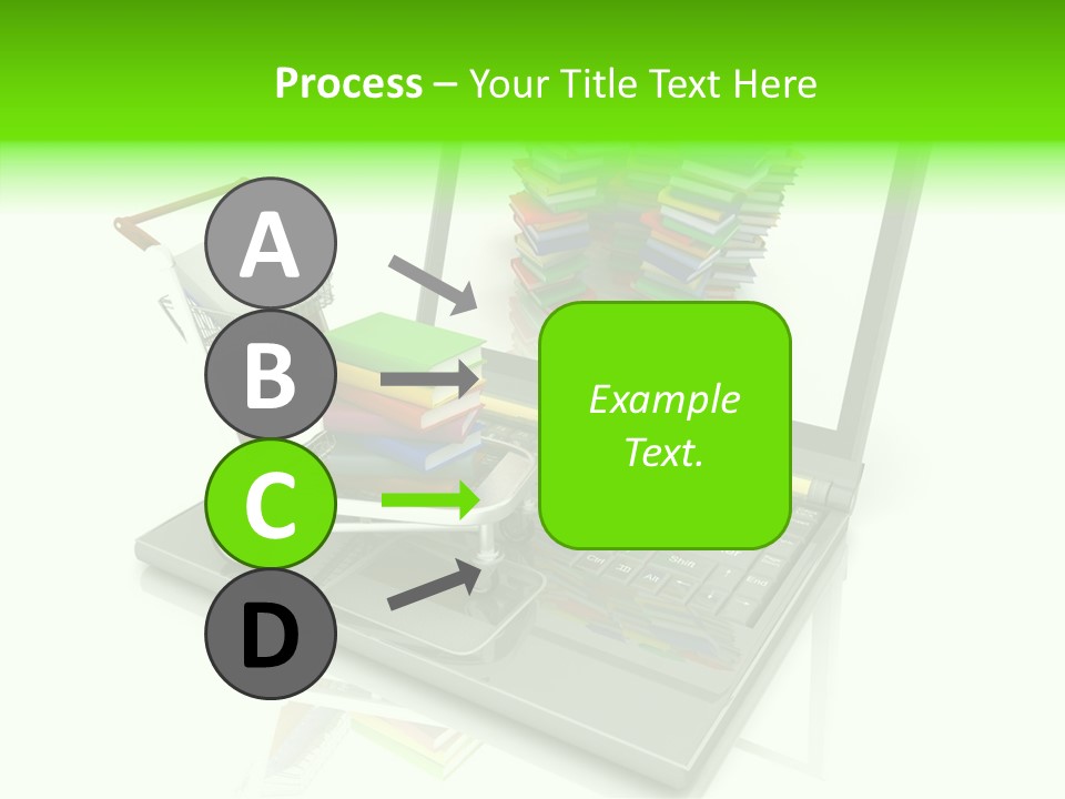 White Background Holding Hands Elder PowerPoint Template