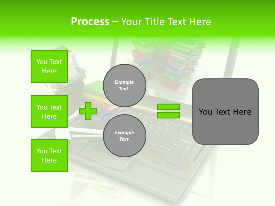 White Background Holding Hands Elder PowerPoint Template