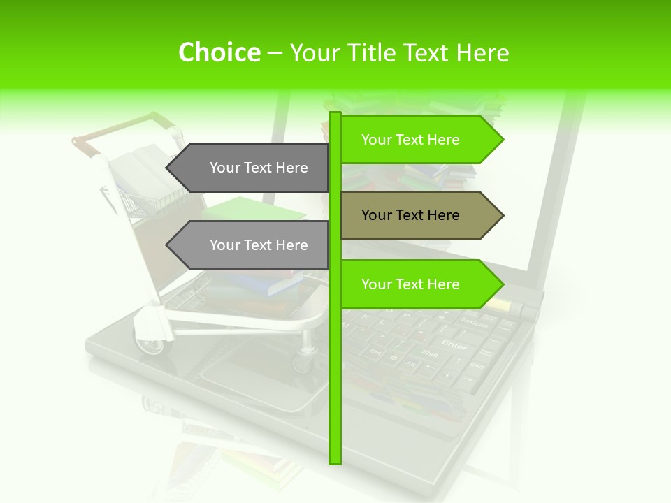 White Background Holding Hands Elder PowerPoint Template