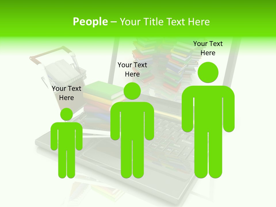 White Background Holding Hands Elder PowerPoint Template