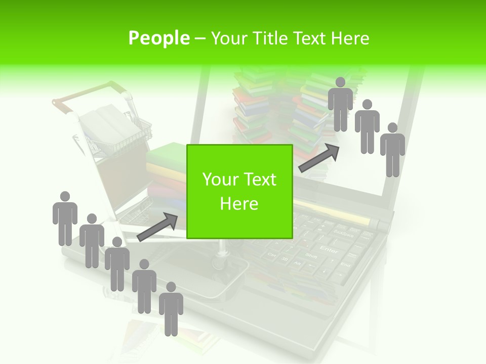 White Background Holding Hands Elder PowerPoint Template