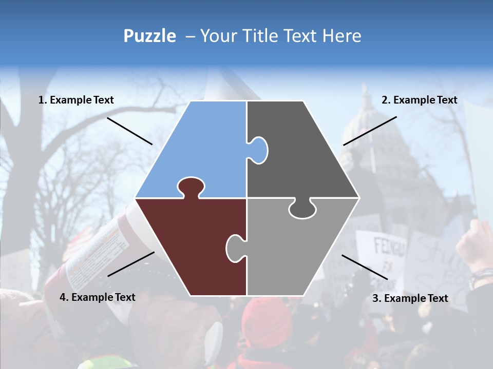 Hand Aging Senior PowerPoint Template