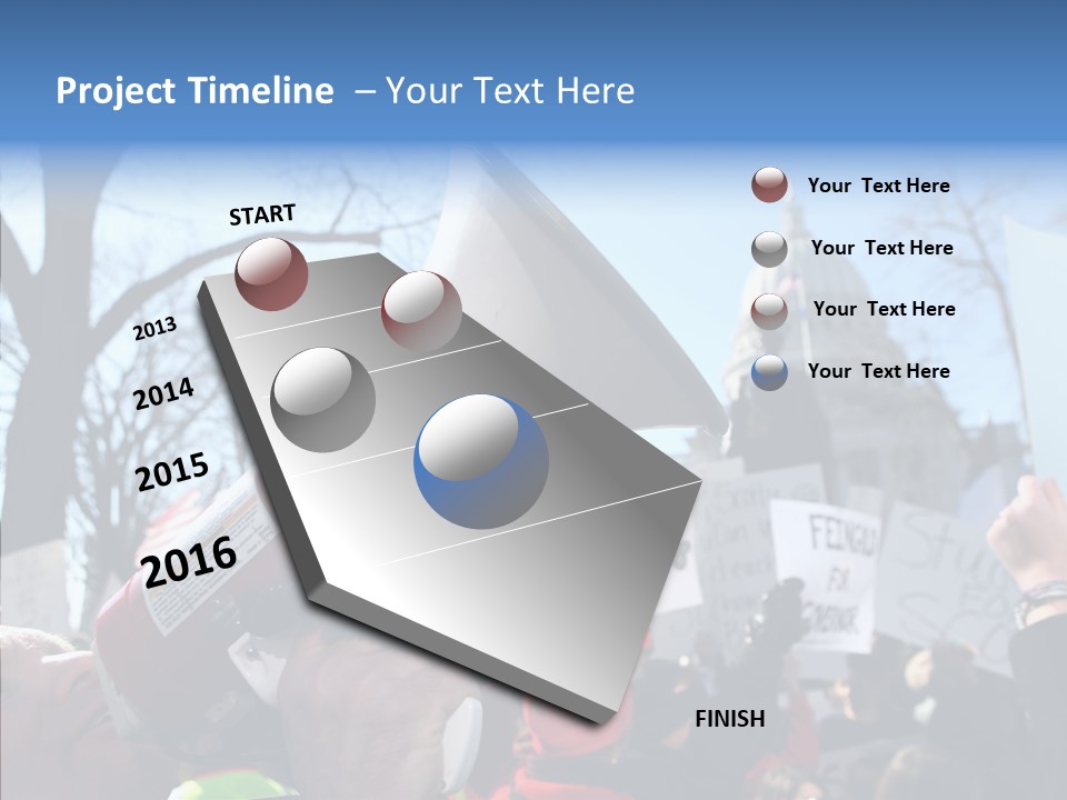 Hand Aging Senior PowerPoint Template