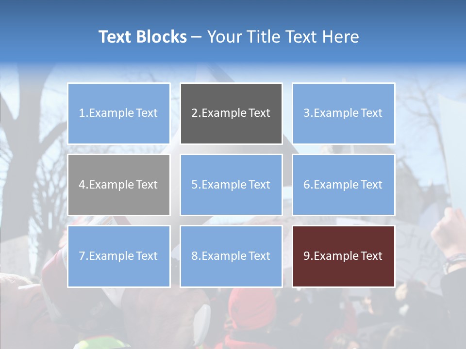 Hand Aging Senior PowerPoint Template