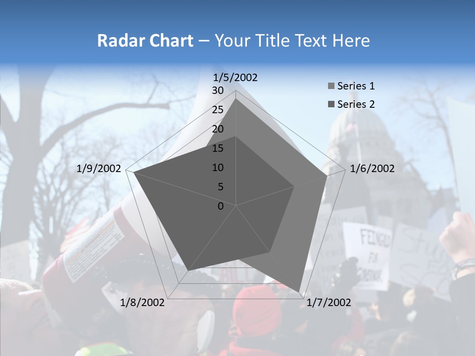 Hand Aging Senior PowerPoint Template