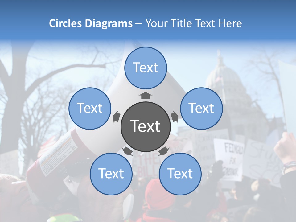 Hand Aging Senior PowerPoint Template