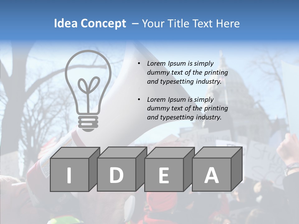 Hand Aging Senior PowerPoint Template