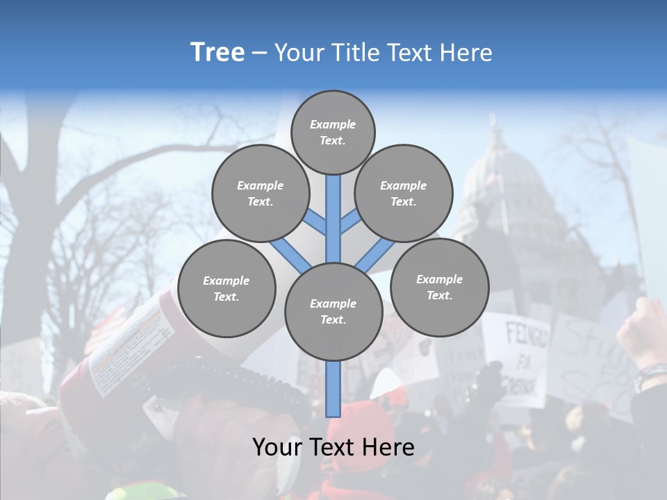 Hand Aging Senior PowerPoint Template