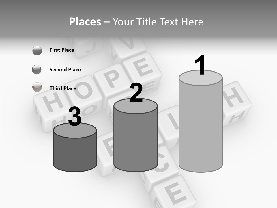 White Young Assist PowerPoint Template
