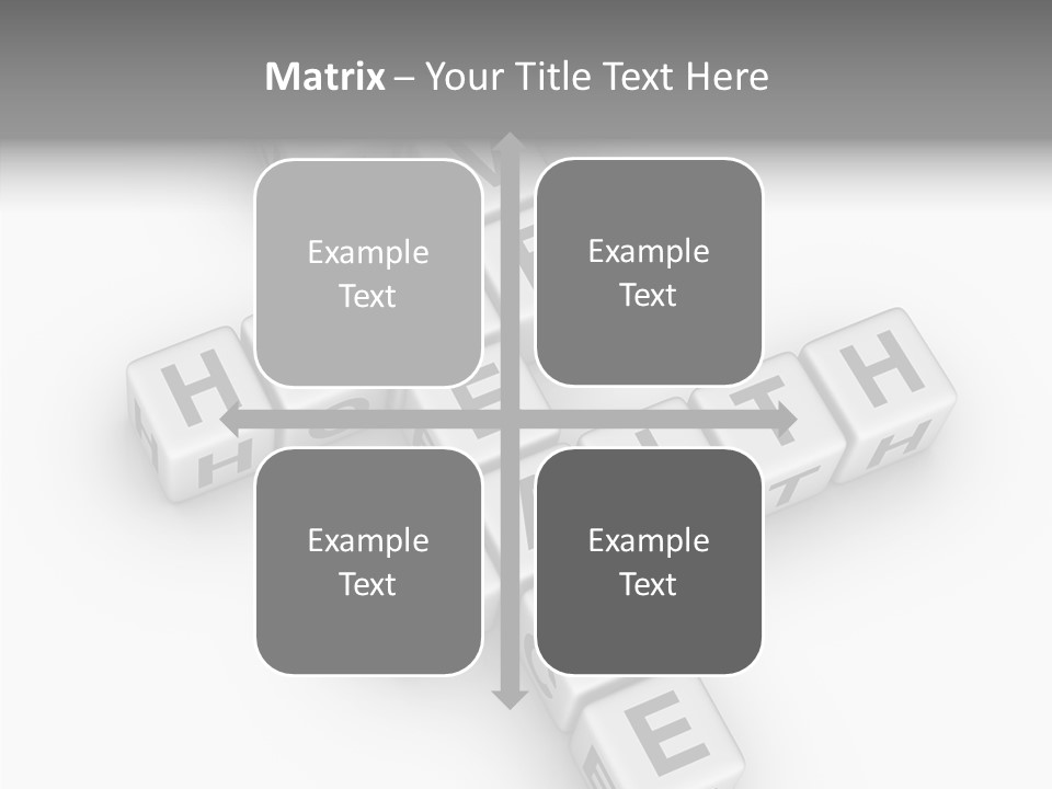 White Young Assist PowerPoint Template