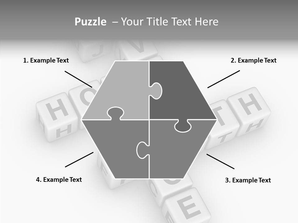 White Young Assist PowerPoint Template