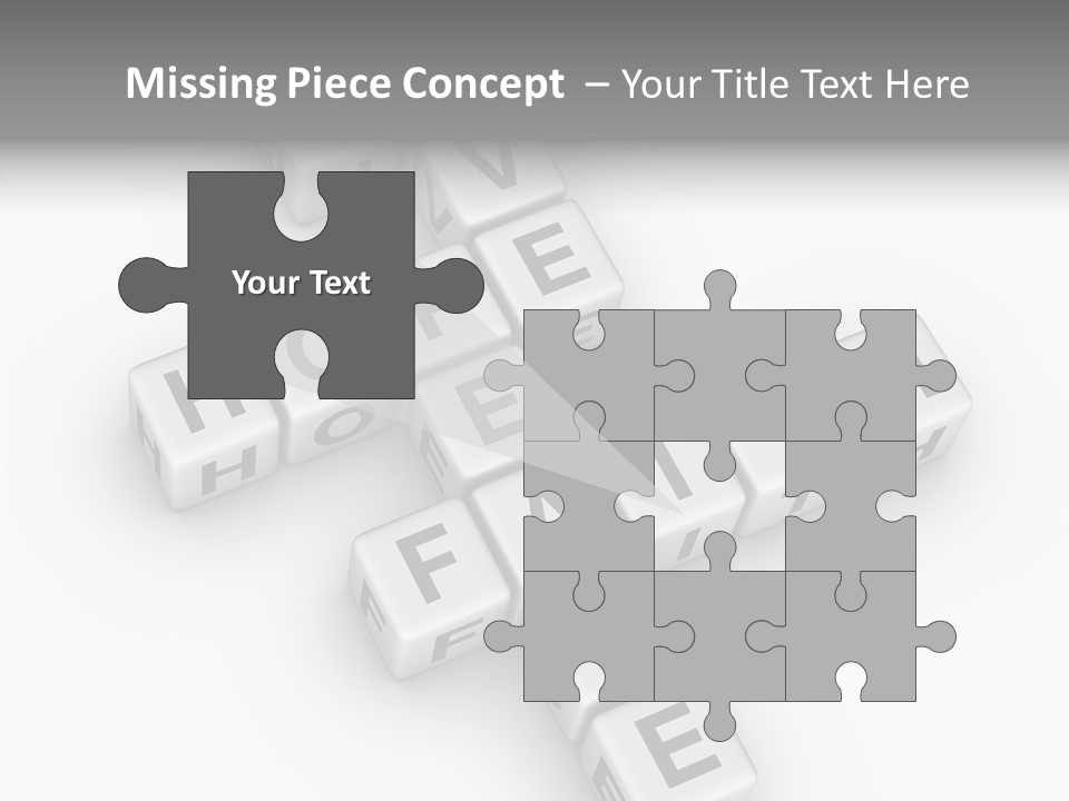 White Young Assist PowerPoint Template