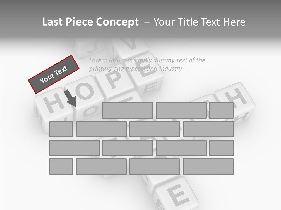 White Young Assist PowerPoint Template