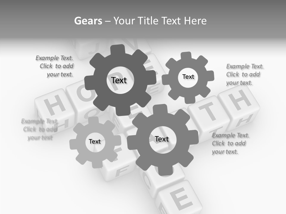 White Young Assist PowerPoint Template