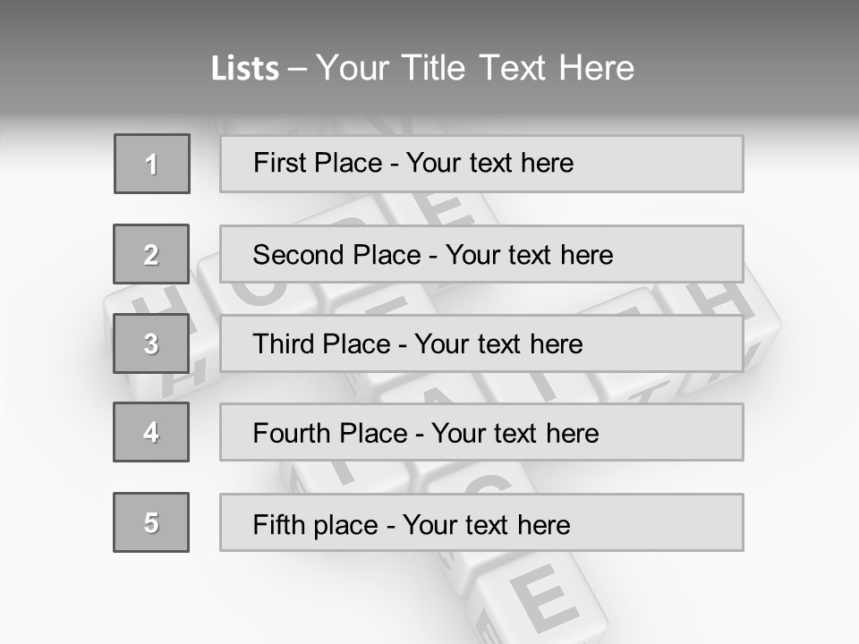 White Young Assist PowerPoint Template