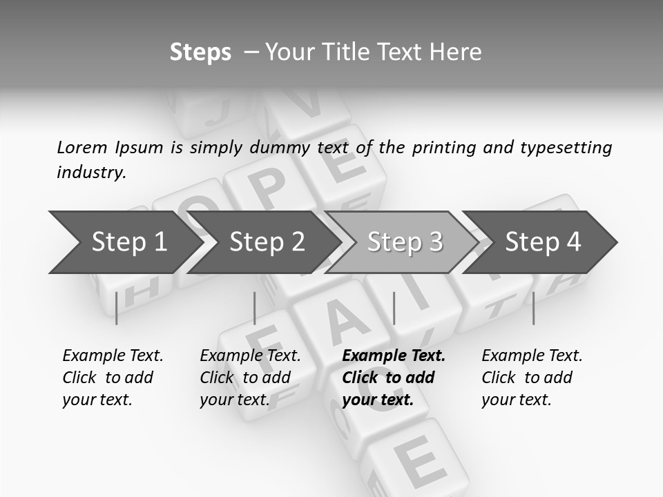 White Young Assist PowerPoint Template