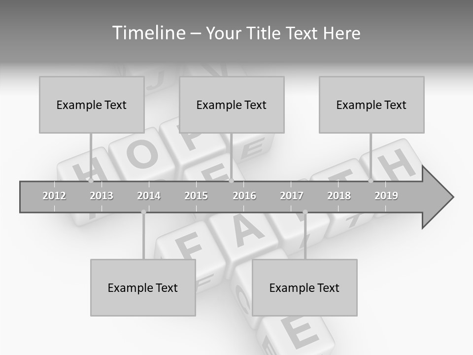 White Young Assist PowerPoint Template