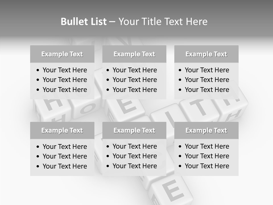 White Young Assist PowerPoint Template