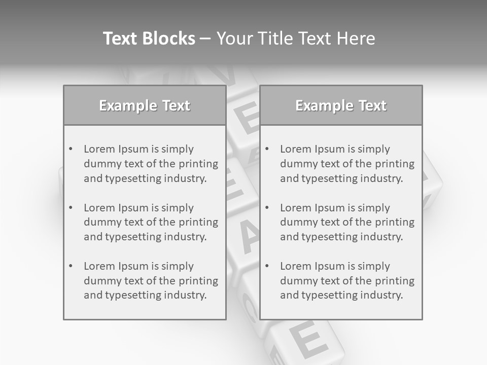 White Young Assist PowerPoint Template