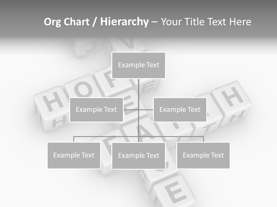White Young Assist PowerPoint Template