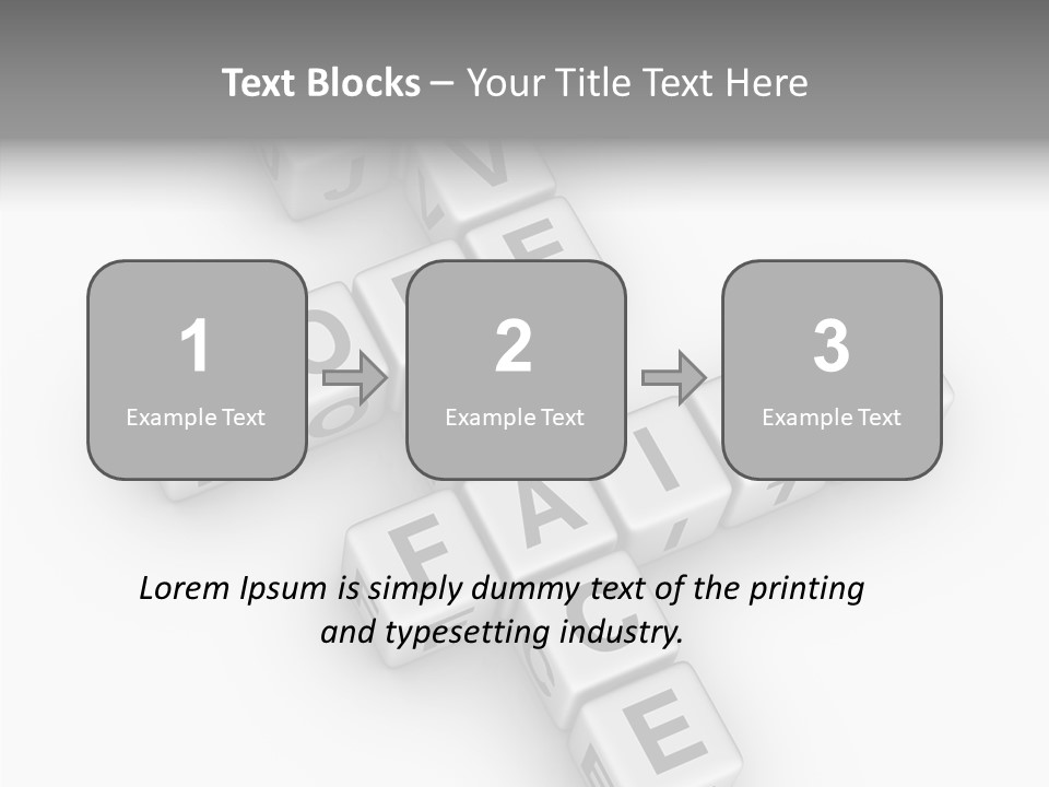 White Young Assist PowerPoint Template