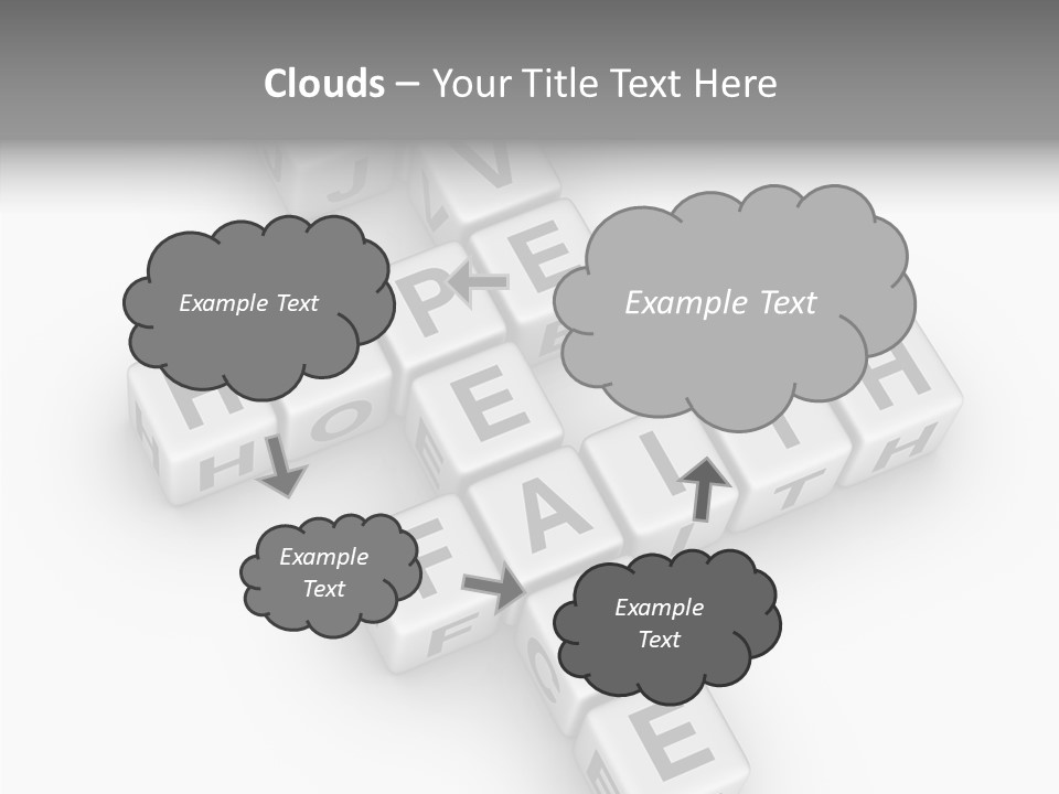 White Young Assist PowerPoint Template