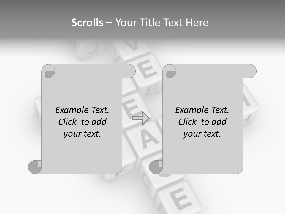 White Young Assist PowerPoint Template
