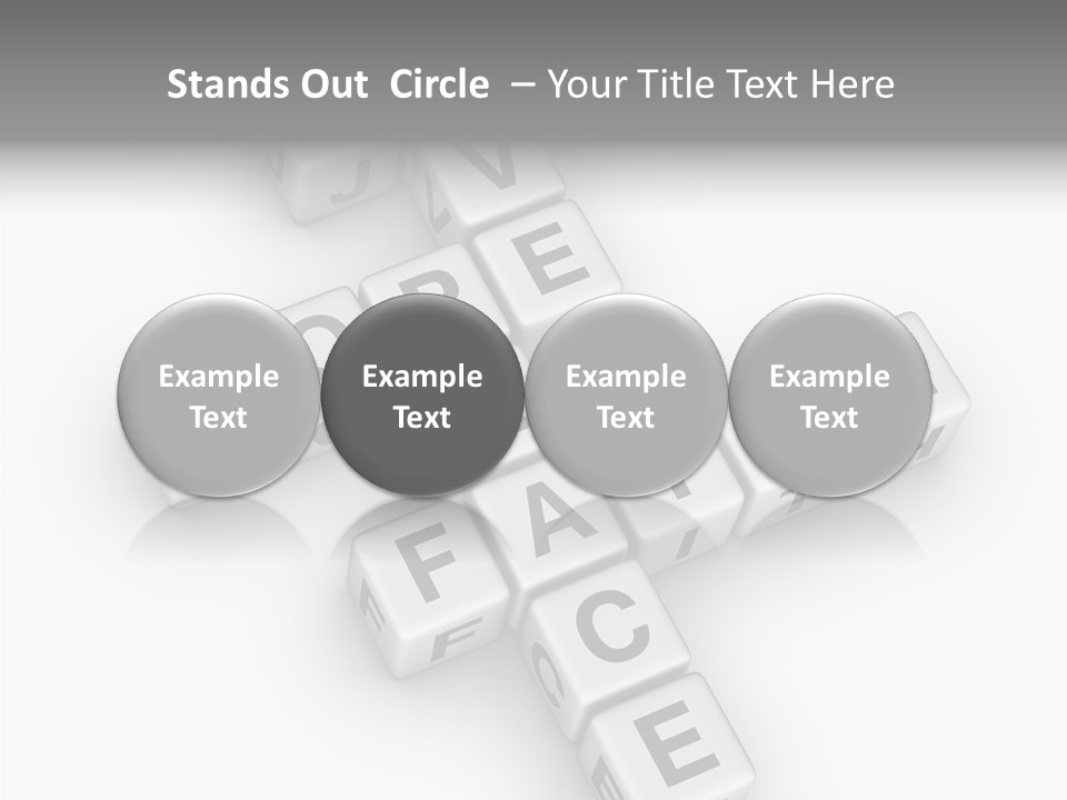 White Young Assist PowerPoint Template