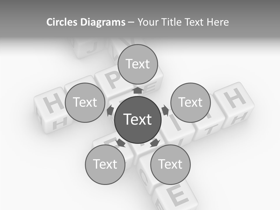 White Young Assist PowerPoint Template