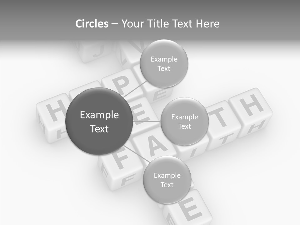 White Young Assist PowerPoint Template