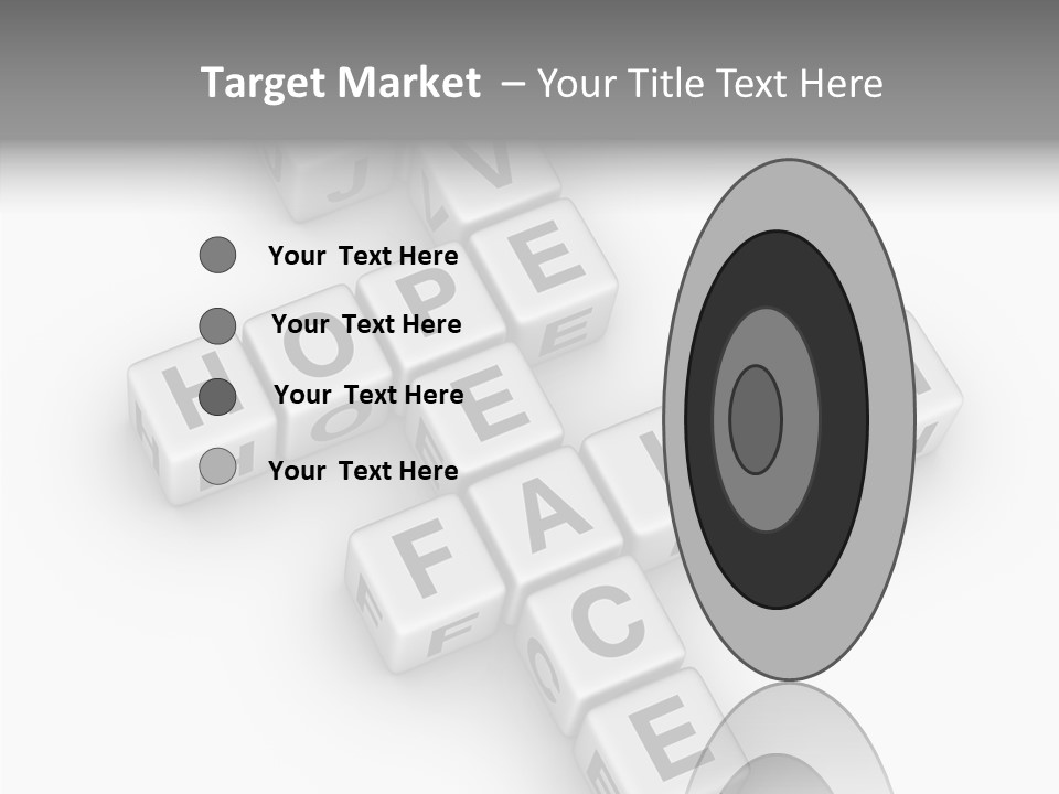 White Young Assist PowerPoint Template