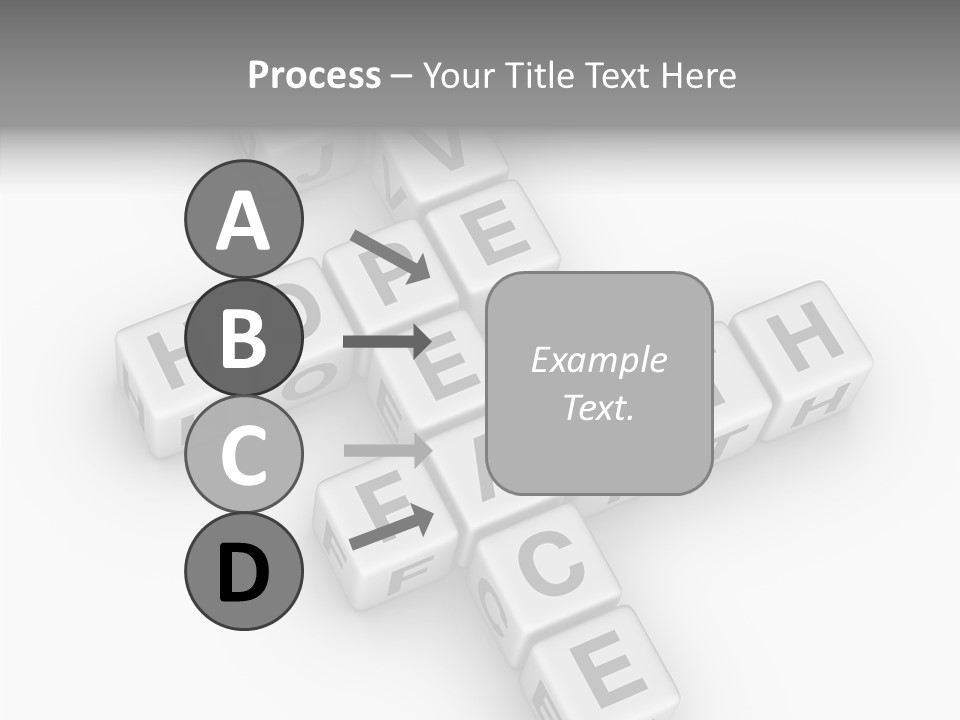 White Young Assist PowerPoint Template