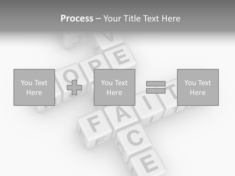 White Young Assist PowerPoint Template
