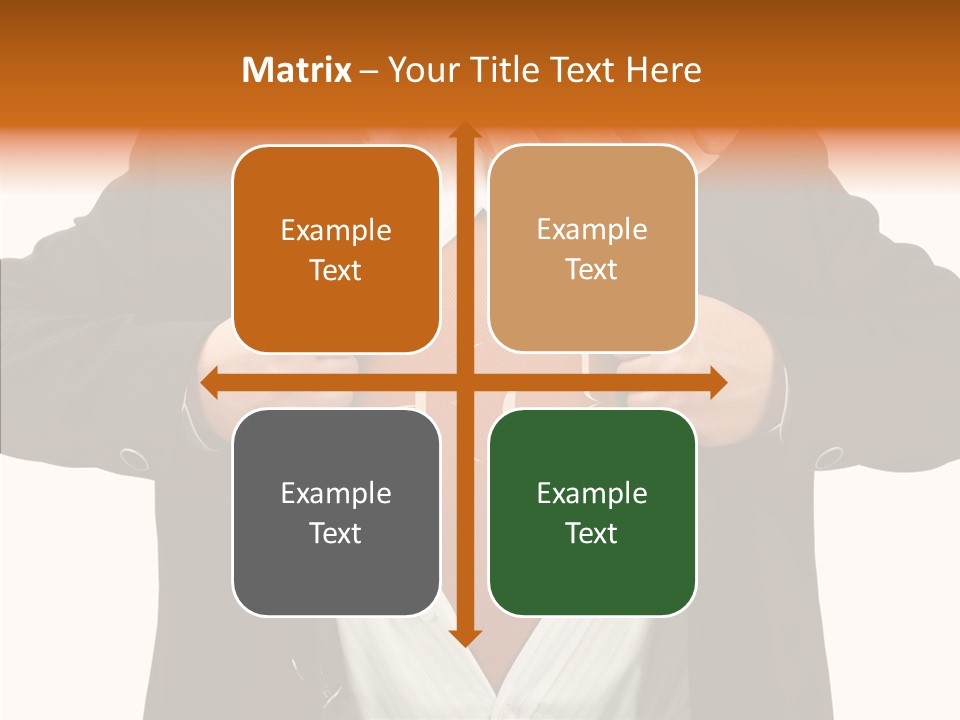 Senior  Human White Background PowerPoint Template