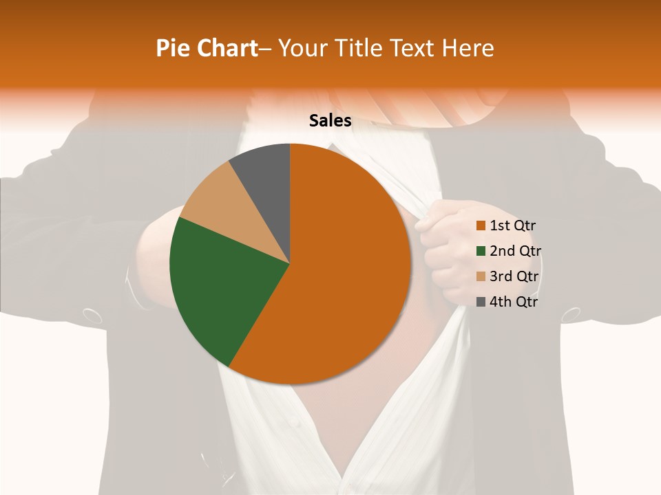 Senior  Human White Background PowerPoint Template