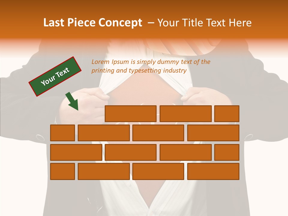 Senior  Human White Background PowerPoint Template