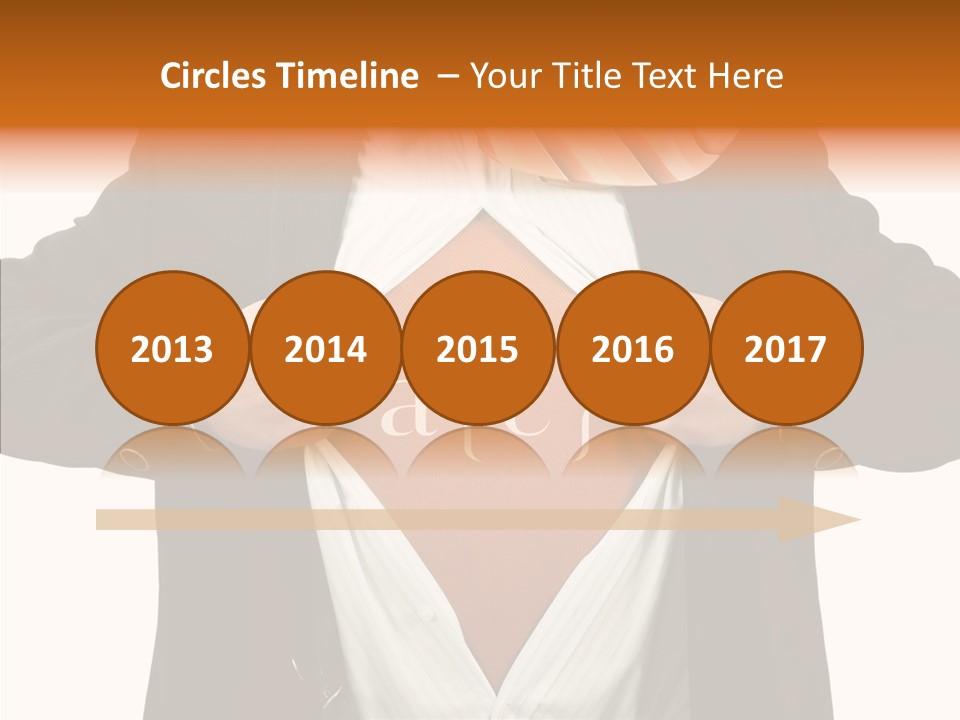 Senior  Human White Background PowerPoint Template