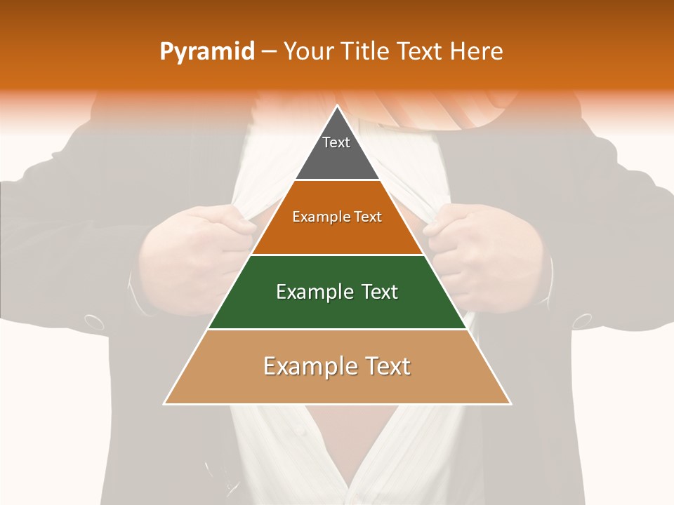 Senior  Human White Background PowerPoint Template