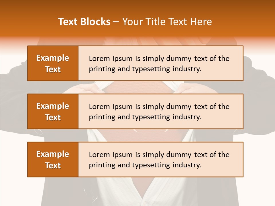 Senior  Human White Background PowerPoint Template