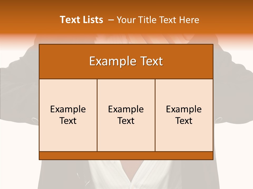 Senior  Human White Background PowerPoint Template