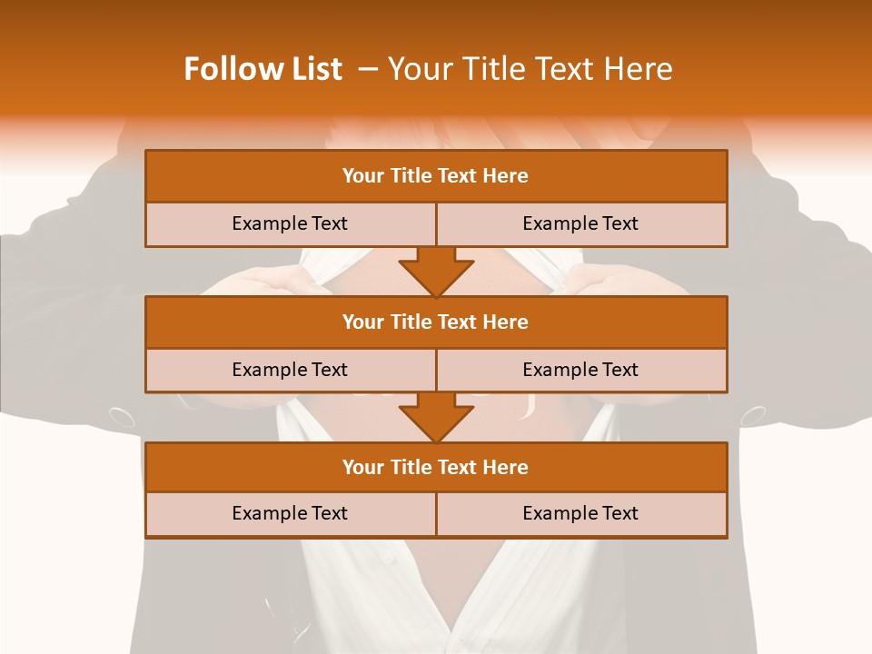 Senior  Human White Background PowerPoint Template