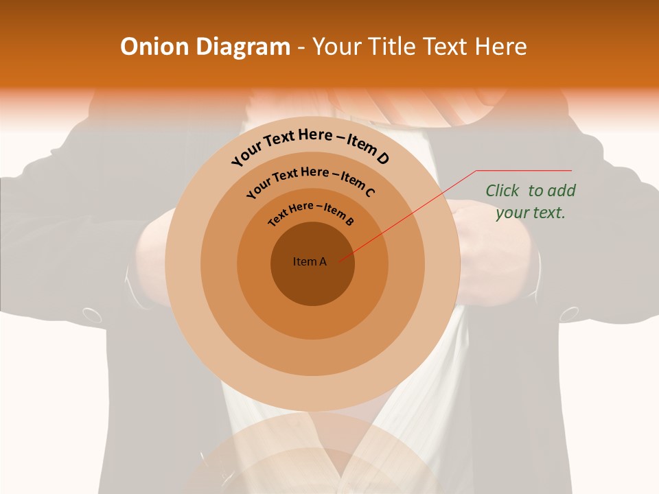 Senior  Human White Background PowerPoint Template