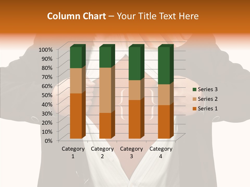 Senior  Human White Background PowerPoint Template