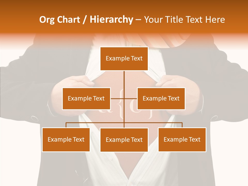 Senior  Human White Background PowerPoint Template