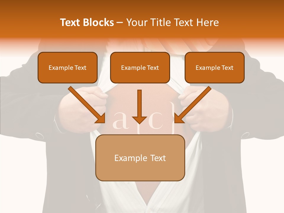 Senior  Human White Background PowerPoint Template