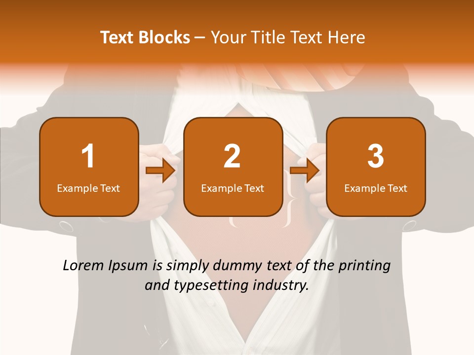 Senior  Human White Background PowerPoint Template