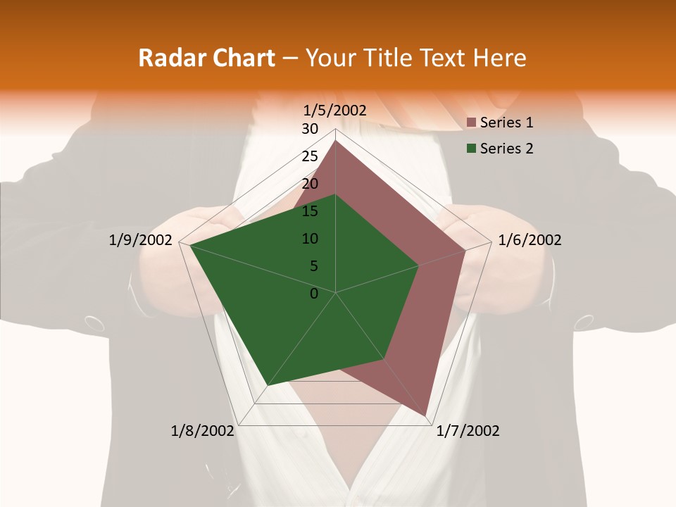 Senior  Human White Background PowerPoint Template