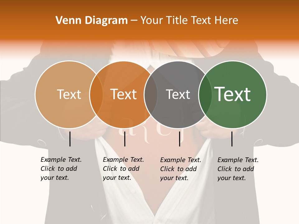 Senior  Human White Background PowerPoint Template