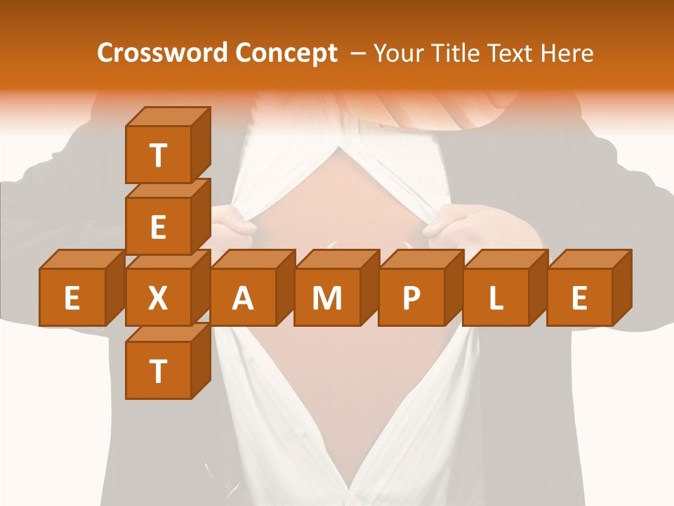 Senior  Human White Background PowerPoint Template